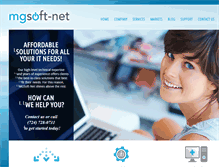 Tablet Screenshot of mgsoft-net.com